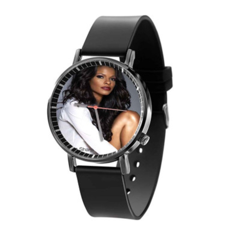 Keesha Sharp Black Quartz Watch With Premium Gift Box for Unisex