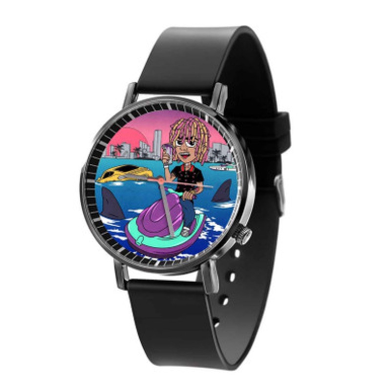 Lil Pump Boat Black Quartz Watch Unisex With Premium Gift Box