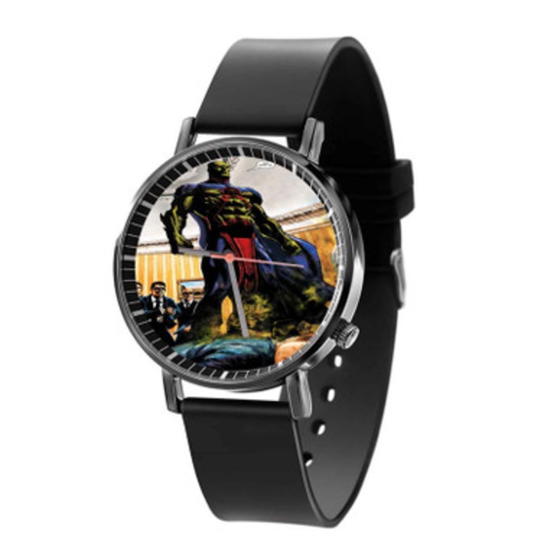 Martian Manhunter DC Comics Great Unisex Black Quartz Watch With Premium Gift Box