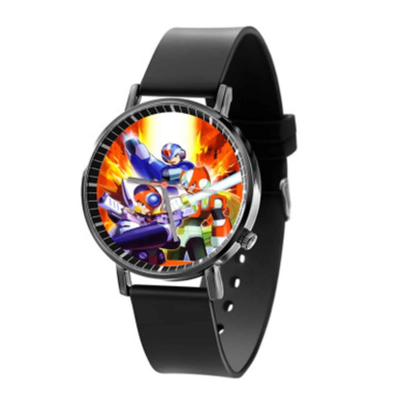 Mega Man X Great Unisex Black Quartz Watch With Premium Gift Box