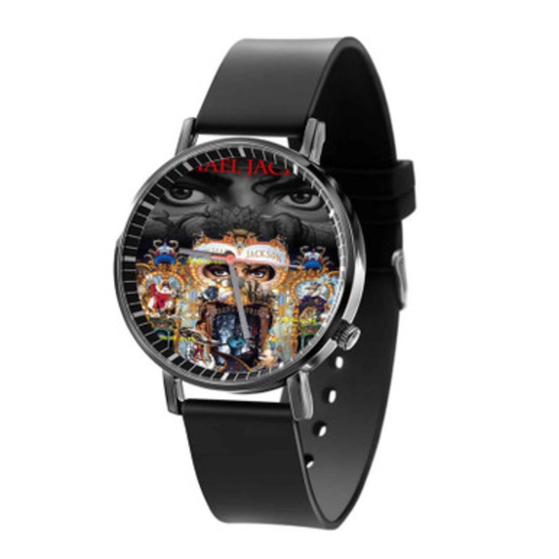 Michael Jackson Dangerous Black Quartz Watch Unisex With Premium Gift Box