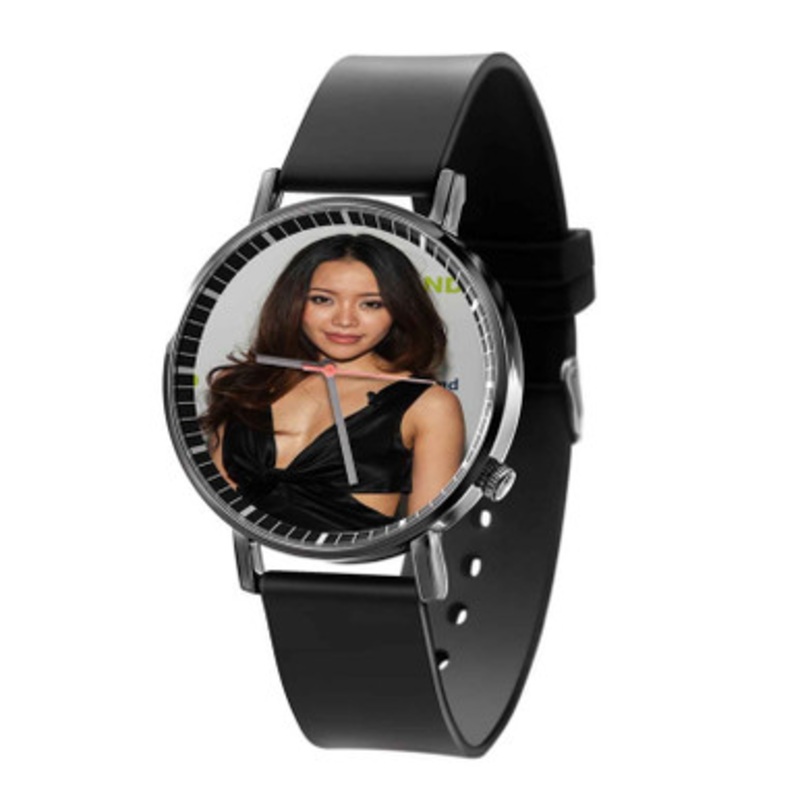 Michelle Phan Black Quartz Watch With Premium Gift Box for Unisex
