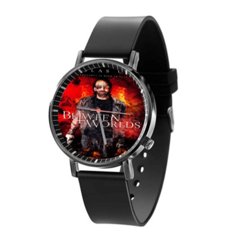 Nicolas Cage Between Worlds Black Quartz Watch Unisex With Premium Gift Box