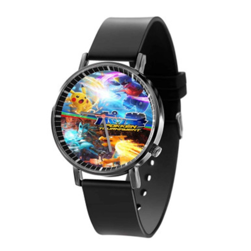 Pokken Tournament Arts Unisex Black Quartz Watch With Premium Gift Box