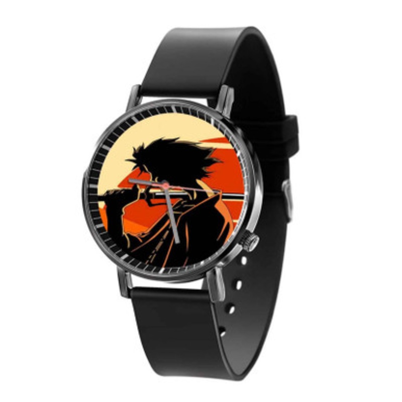 Samurai Champloo Black Quartz Watch Unisex With Premium Gift Box