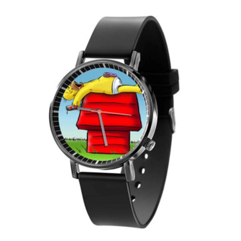 Snoopy and Homer Simpson Unisex Quartz Watch With Premium Gift Box