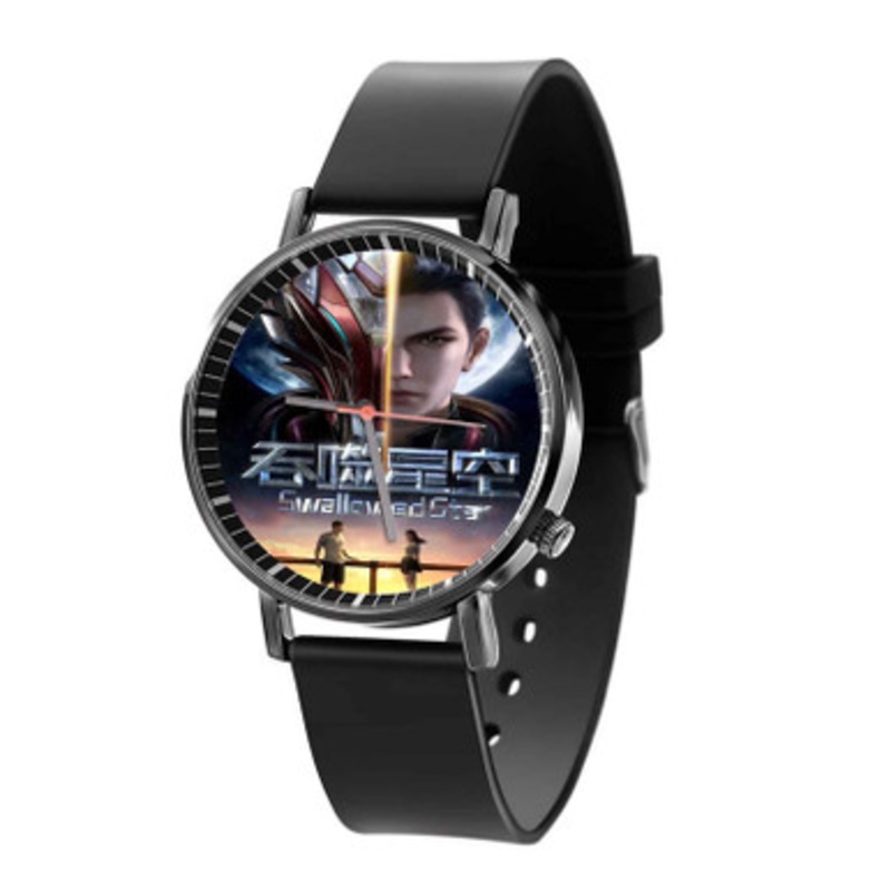 Swallowed Star 2nd Season Black Quartz Watch With Premium Gift Box for Unisex