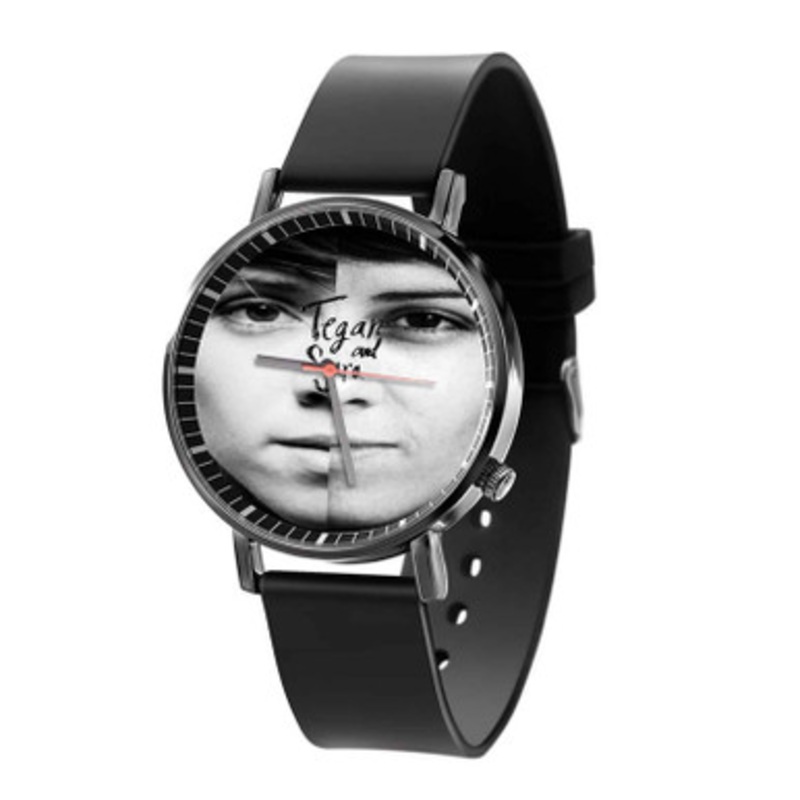 Tegan and Sara Black Quartz Watch Unisex With Premium Gift Box