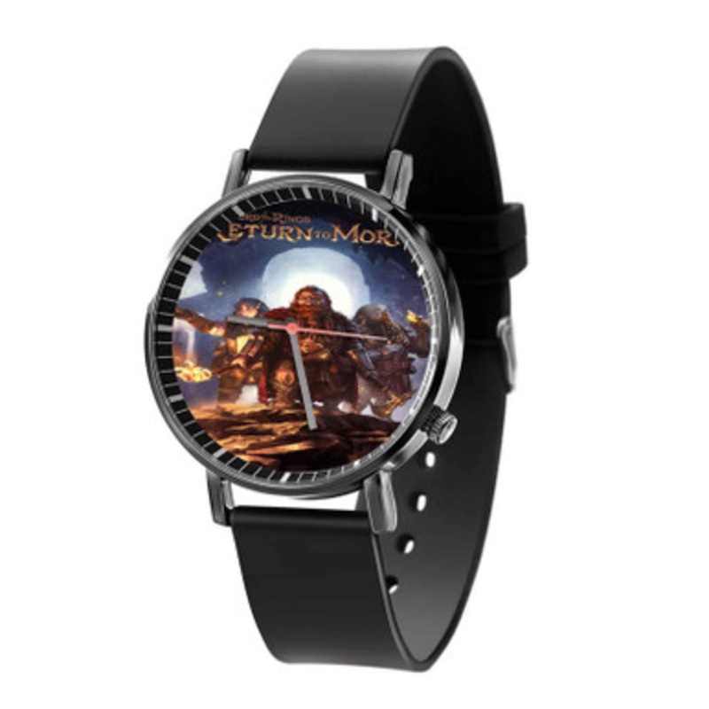The Lord of The Rings Return of Moria Black Quartz Watch Unisex With Premium Gift Box