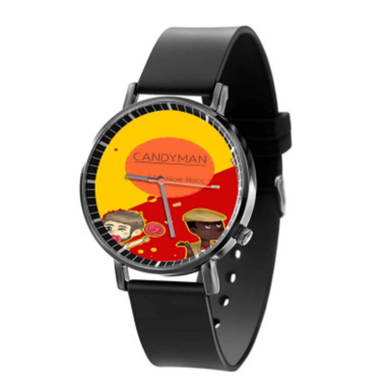 Zedd and Aloe Blacc Candyman Arts Unisex Black Quartz Watch With Premium Gift Box