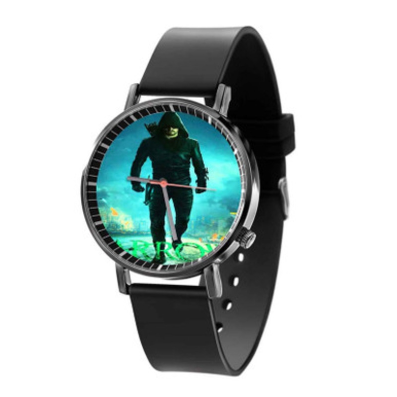 Arrow Black Quartz Watch Unisex With Premium Gift Box