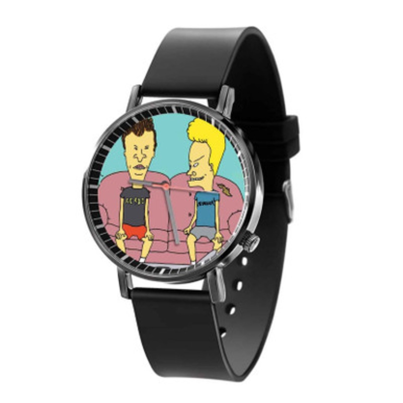 Beavis and Butthead Black Quartz Watch Unisex With Premium Gift Box