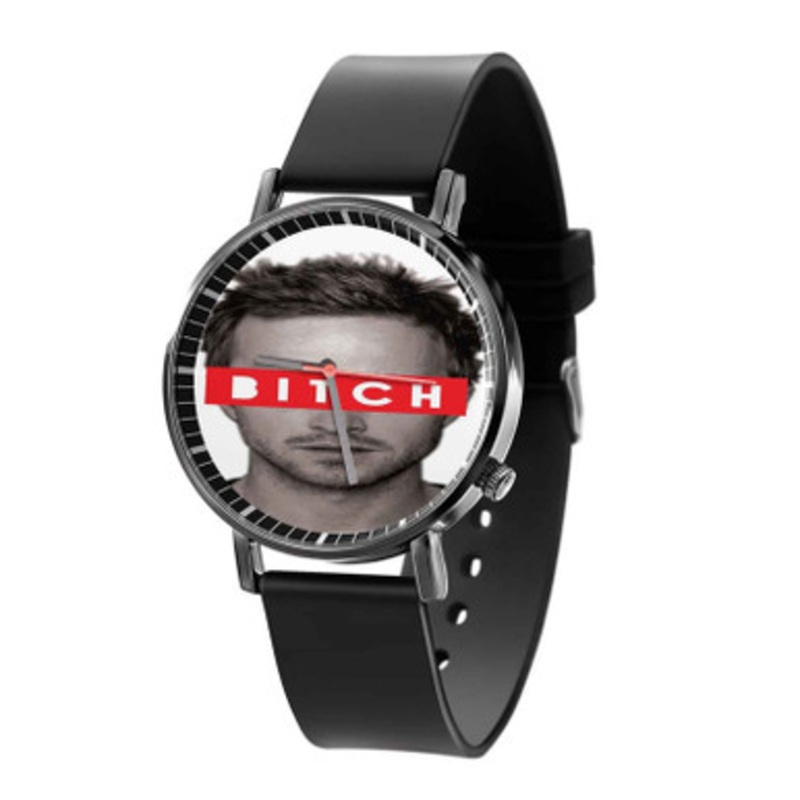 Breaking Bad Jesse Pinkman Bitch Black Quartz Watch Unisex With Premium Gift Box