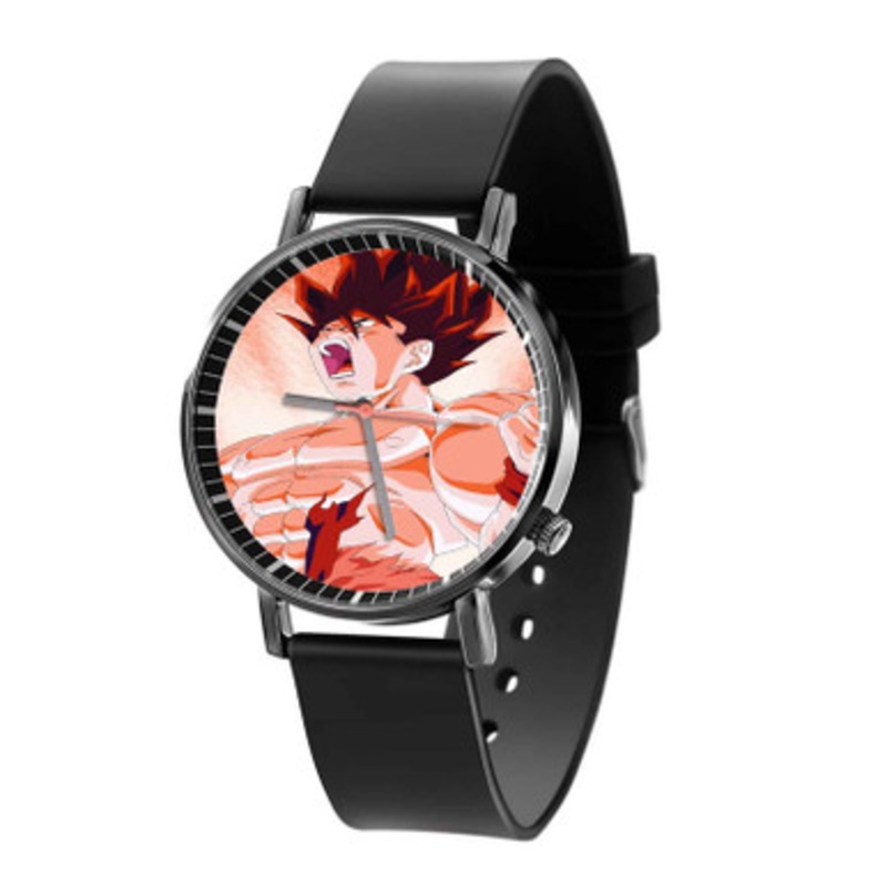 Dragon Ball Z Son Goku Unisex Black Quartz Watch With Premium Gift Box