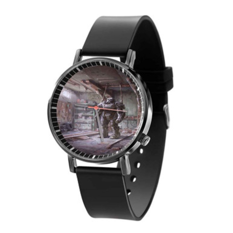 Fallout 4 Concept Garage Unisex Black Quartz Watch With Premium Gift Box