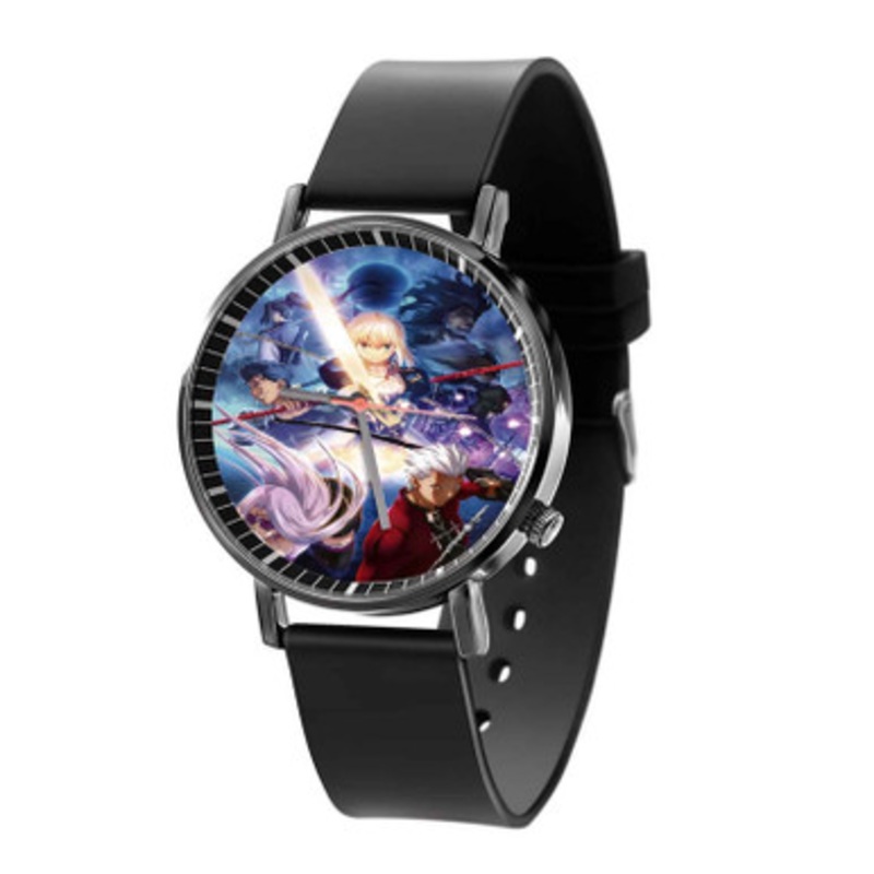 Fate Stay Night Saber Great Unisex Black Quartz Watch With Premium Gift Box