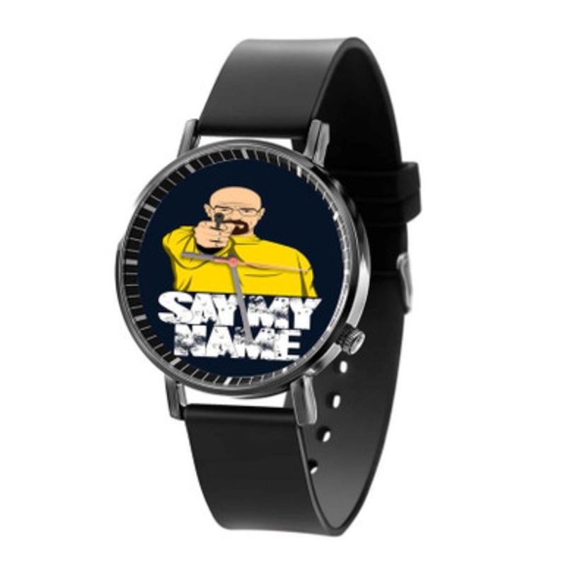 Heisenberg Breaking Bad Say My Name Black Quartz Watch Unisex With Premium Gift Box