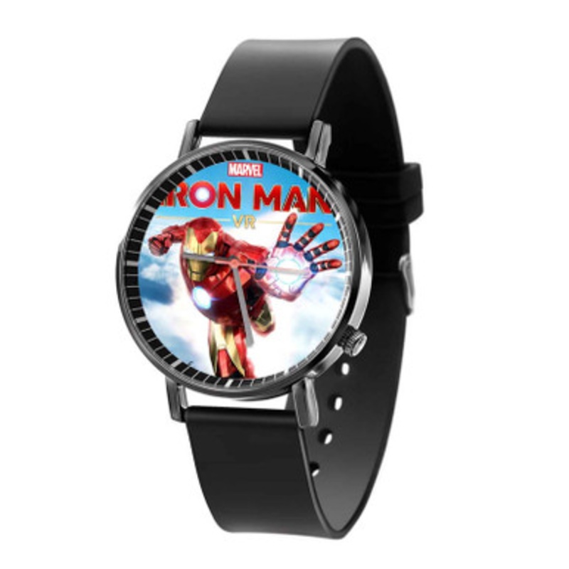 Iron Man VR Black Quartz Watch Unisex With Premium Gift Box