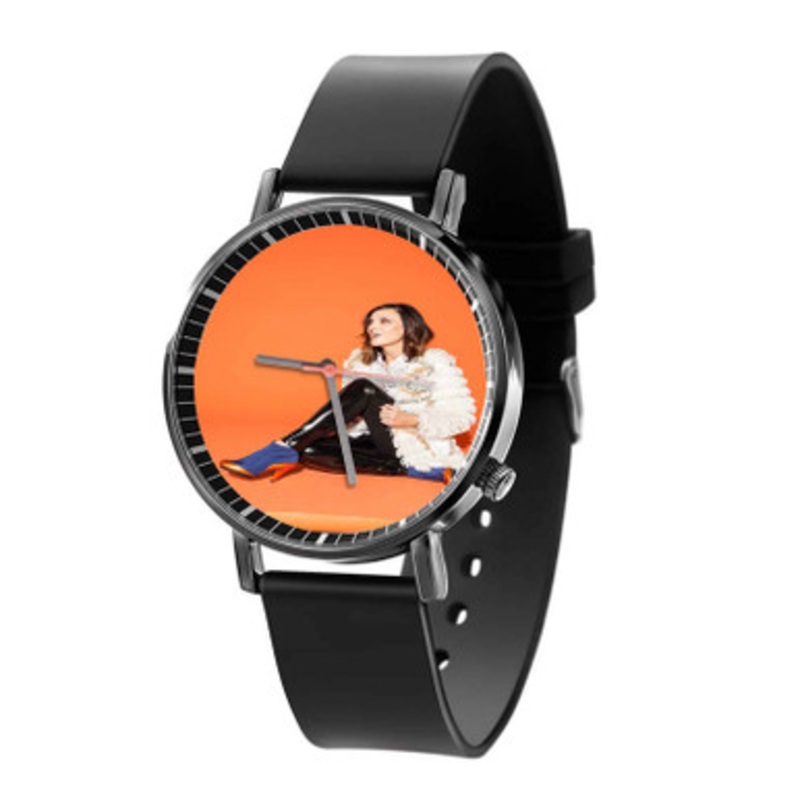 Jen Kirkman Black Quartz Watch Unisex With Premium Gift Box
