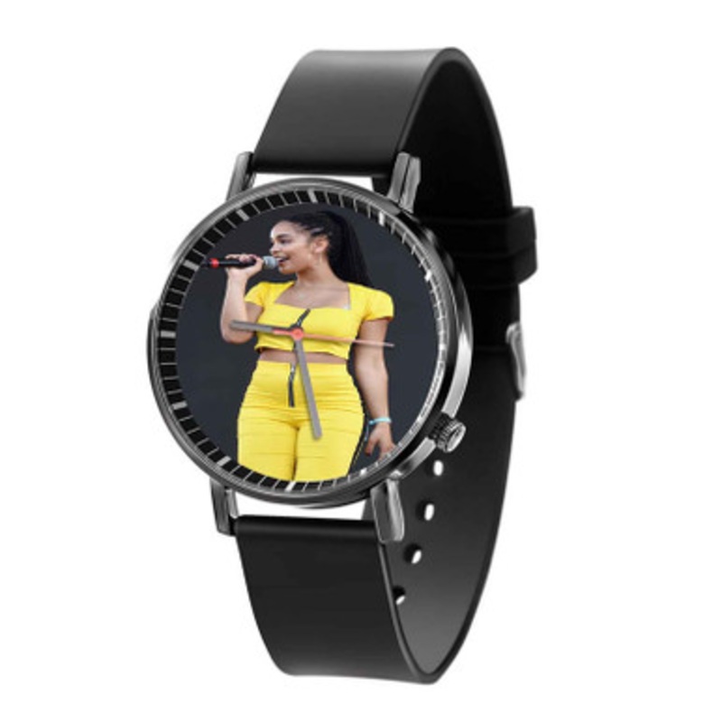 Jorja Smith Black Quartz Watch With Premium Gift Box for Unisex