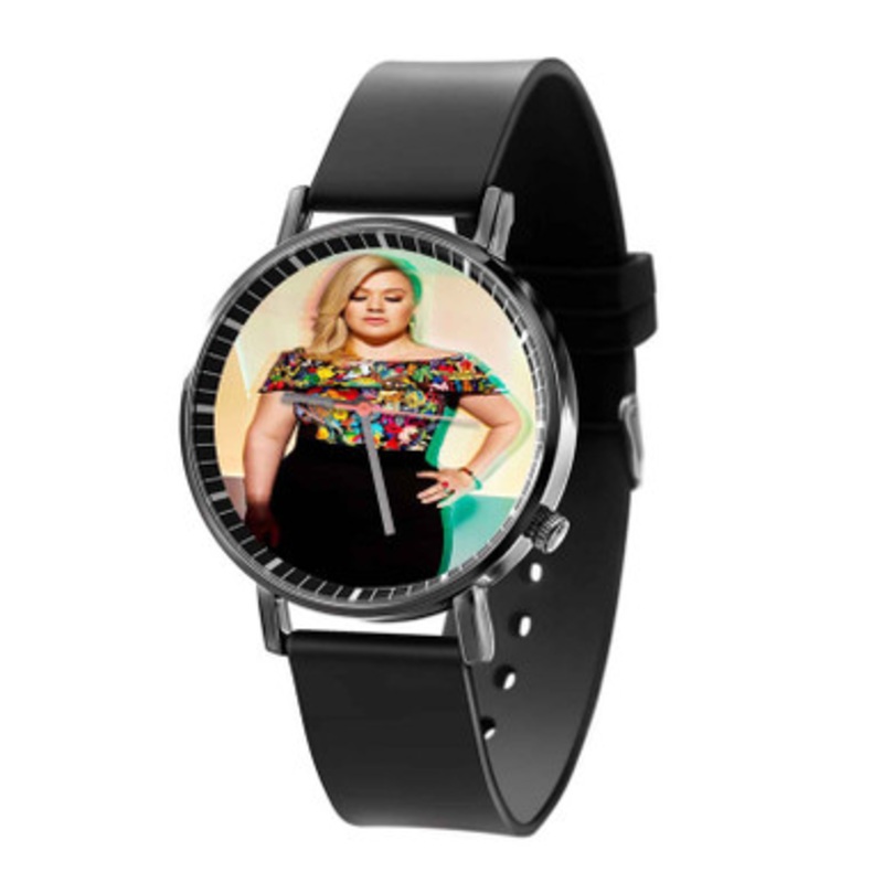 Kelly Clarkson Unisex Black Quartz Watch With Premium Gift Box