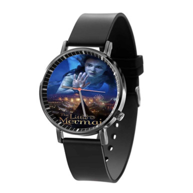 Little Mermaid Unisex Black Quartz Watch With Premium Gift Box