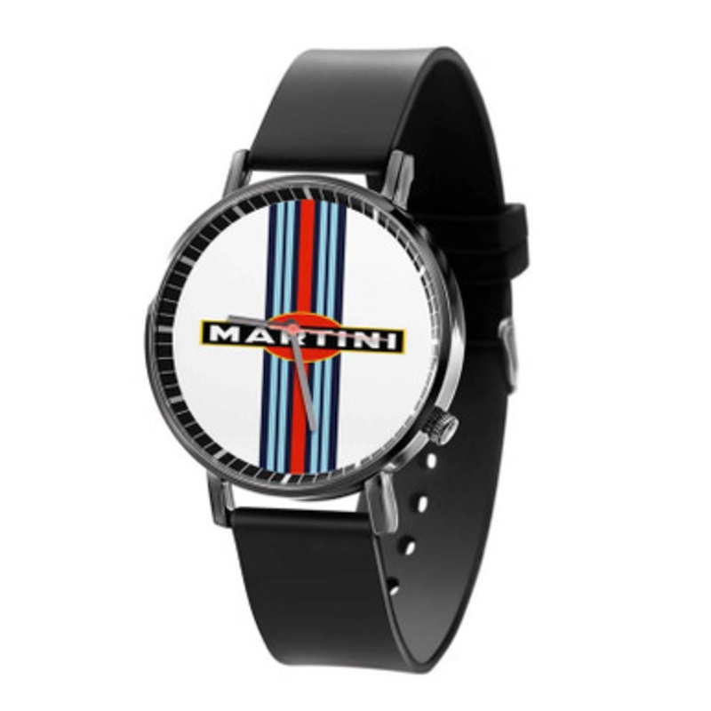 Martini Racing Black Quartz Watch Unisex With Premium Gift Box