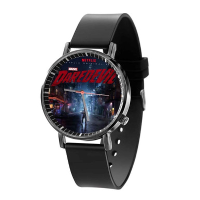 Marvel Daredevil Black Quartz Watch Unisex With Premium Gift Box