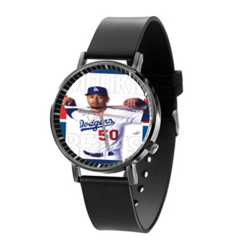 Mookie Betts LA Dodgers Black Quartz Watch Unisex With Premium Gift Box