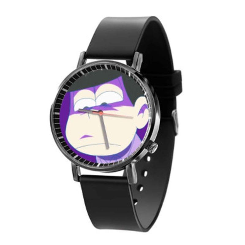 Mr Osomatsu Unisex Black Quartz Watch With Premium Gift Box