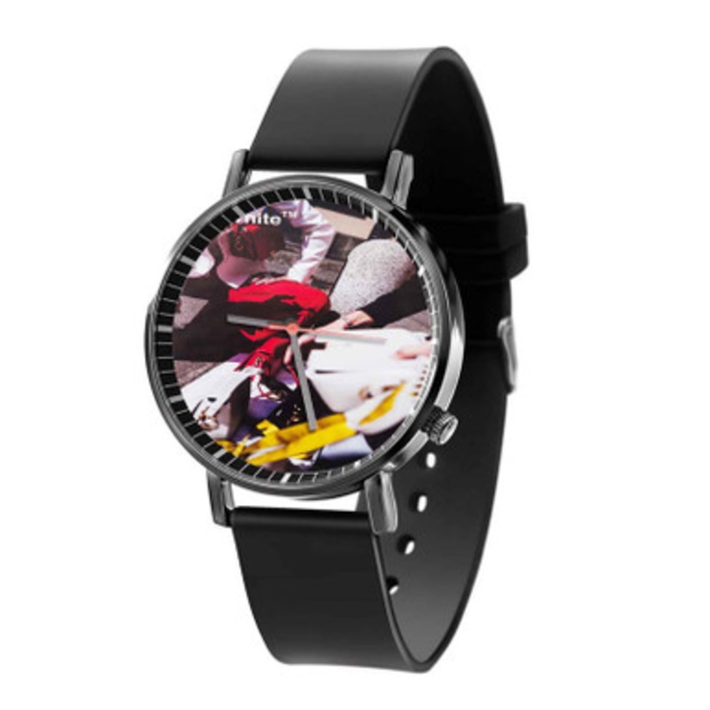 Off White Black Quartz Watch Unisex With Premium Gift Box