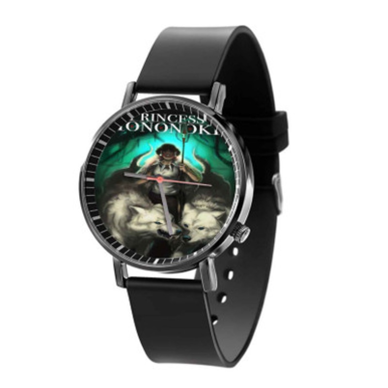 Princess Mononoke Arts Black Quartz Watch Unisex With Premium Gift Box