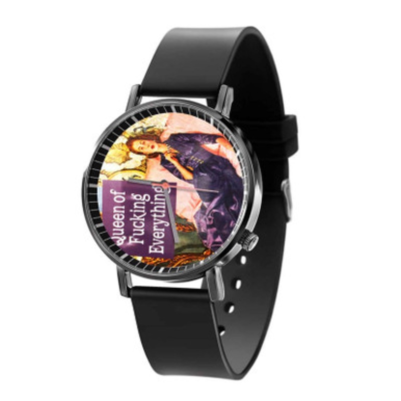 Queen of Fucking Everything Black Quartz Watch Unisex With Premium Gift Box