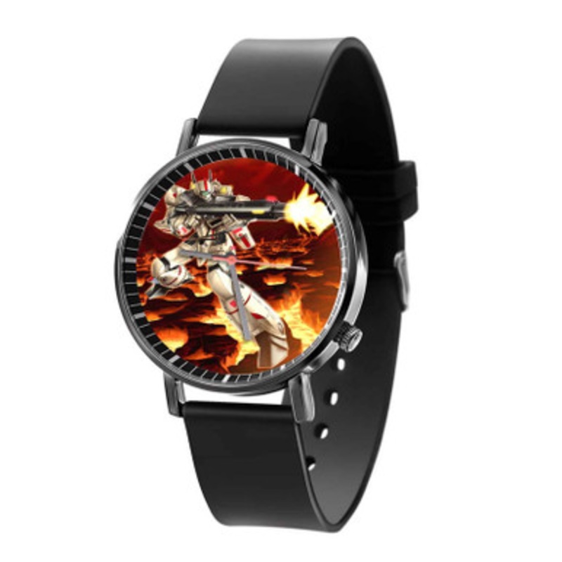 Robotech Battlecry Unisex Black Quartz Watch With Premium Gift Box