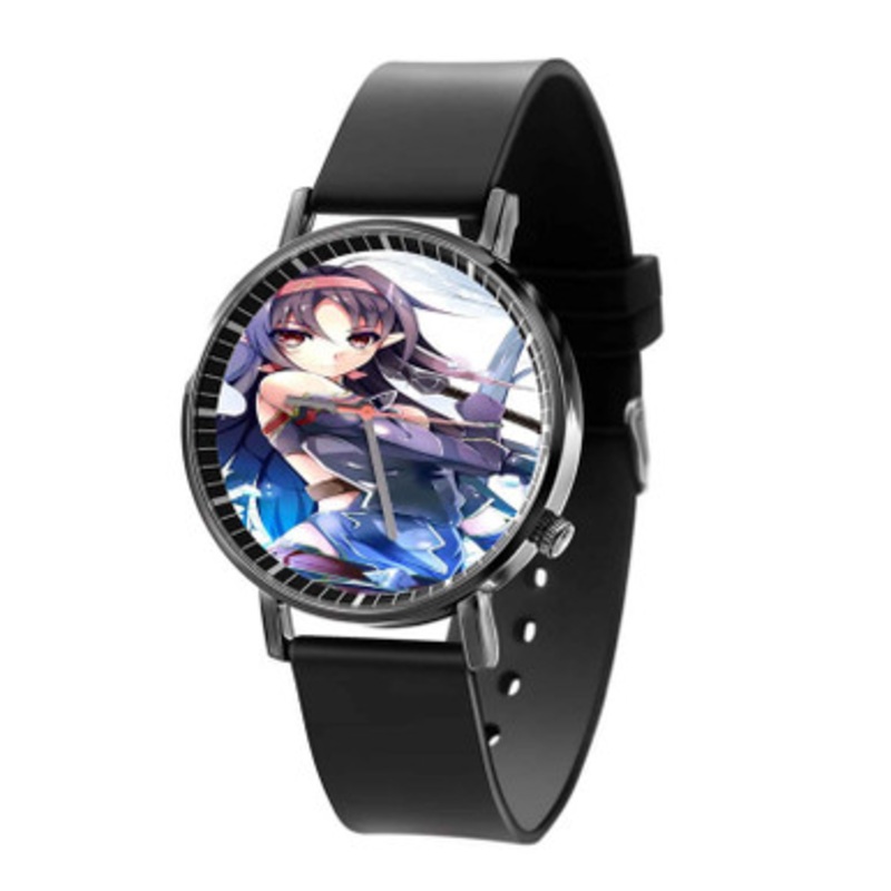Sword Art Online Yuuki Black Quartz Watch Unisex With Premium Gift Box