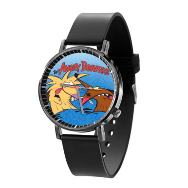 The Angry Beavers Black Quartz Watch With Premium Gift Box for Unisex