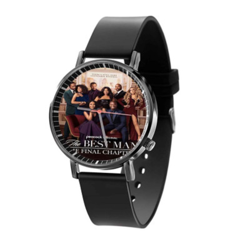 The Best Man The Final Chapters Black Quartz Watch With Premium Gift Box for Unisex