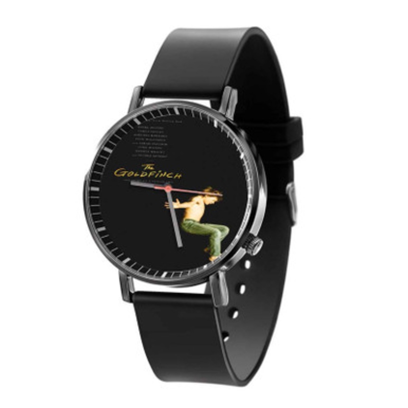 The Goldfinch Black Quartz Watch Unisex With Premium Gift Box