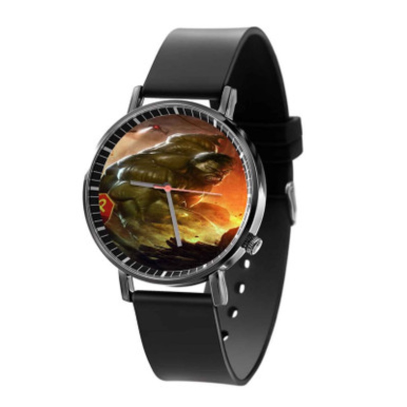 The Incredible Hulk Black Quartz Watch Unisex With Premium Gift Box