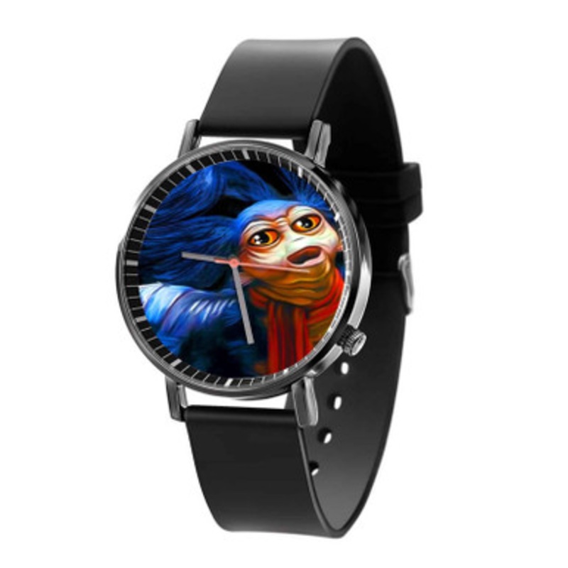 The Worm Labyrinth Unisex Black Quartz Watch With Premium Gift Box