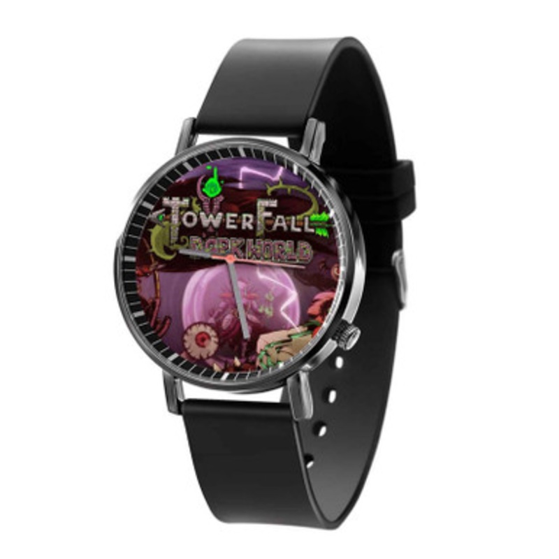 Towerfall Dark World Unisex Black Quartz Watch With Premium Gift Box