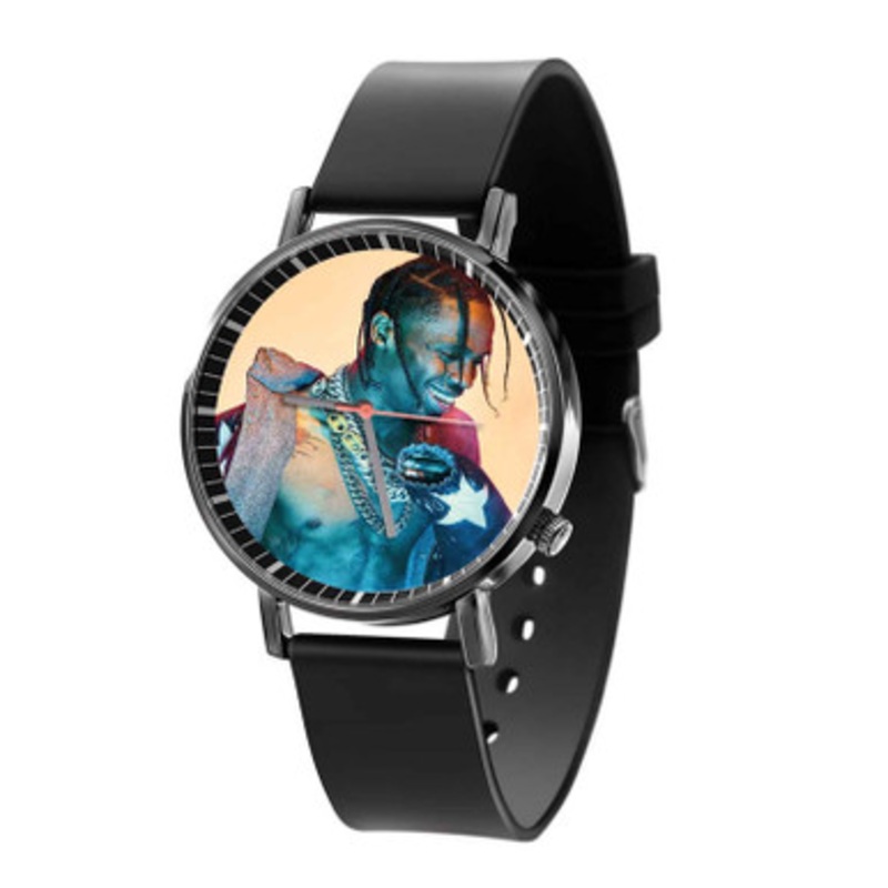 Travis Scott Black Quartz Watch Unisex With Premium Gift Box