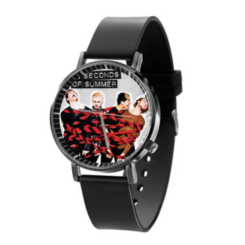 5 Seconds of Summer Arts Black Quartz Watch Unisex With Premium Gift Box