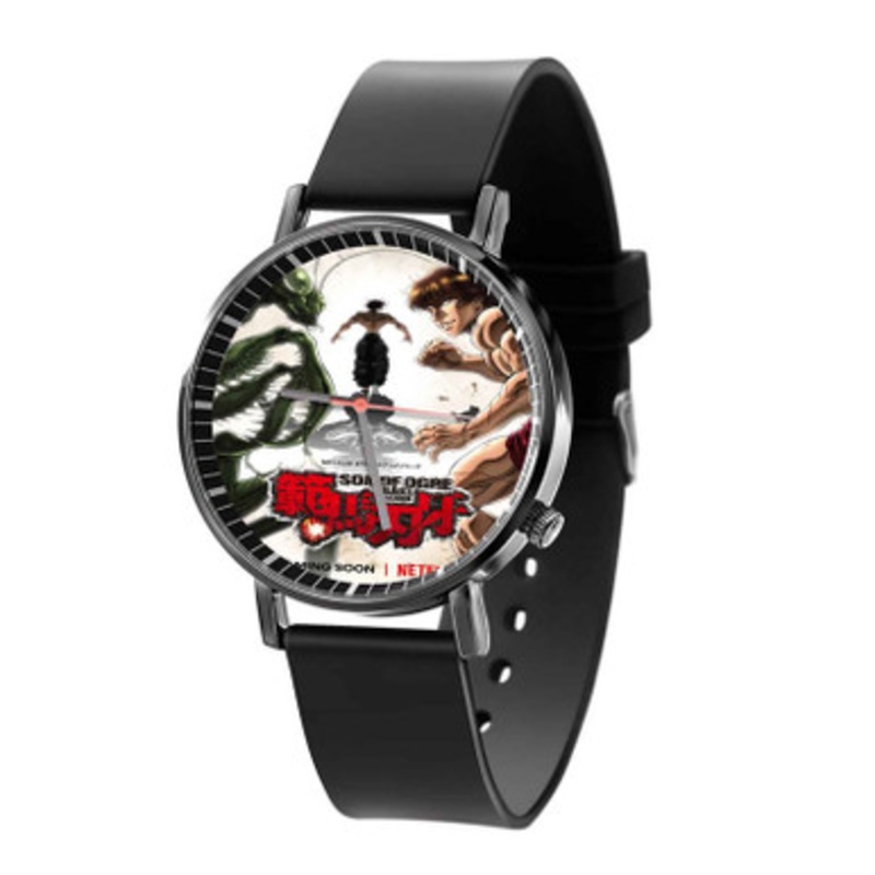 Baki Hanma Black Quartz Watch With Premium Gift Box for Unisex