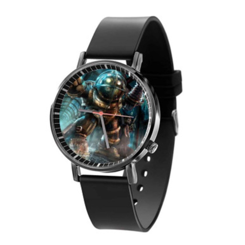 Big Daddy Bio Shock Black Quartz Watch With Premium Gift Box for Unisex