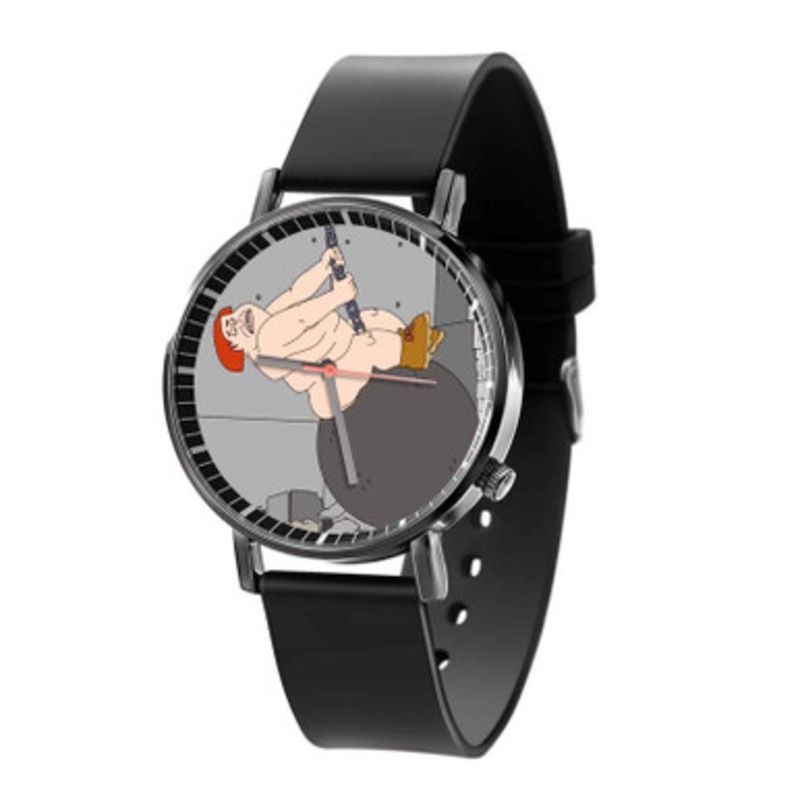 Connie Cunaman Brickleberry Wrecking Ball Black Quartz Watch Unisex With Premium Gift Box