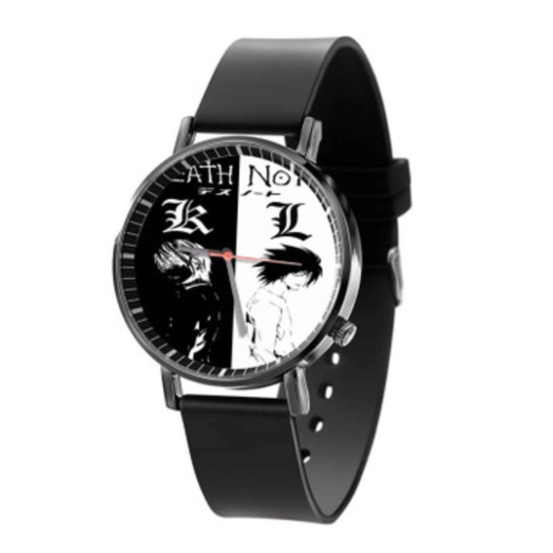 Death Note K and L Black Quartz Watch Unisex With Premium Gift Box