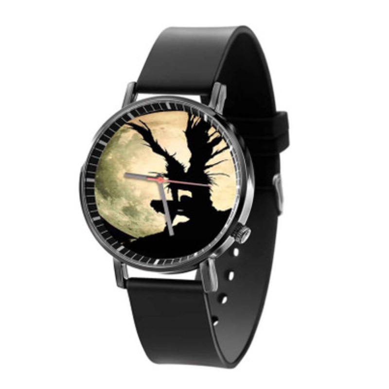 Death Note Moon Black Quartz Watch Unisex With Premium Gift Box