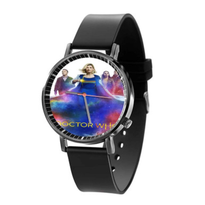Doctor Who Black Quartz Watch Unisex With Premium Gift Box