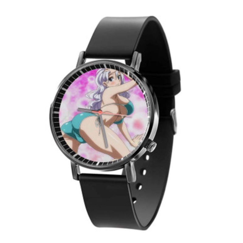 Fairy Tail Beautiful Mirajane Black Quartz Watch Unisex With Premium Gift Box